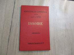 L11 Carte Géographique 1/100 000 Hachette Ministère De L'Intérieur Issoire Puy De Dôme 1901 - Carte Geographique