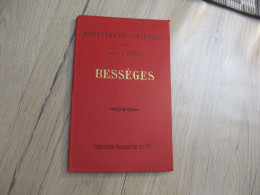 L11 Carte Géographique 1/100 000 Hachette Ministère De L'Intérieur Bessèges 1897 - Landkarten