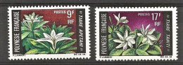 Polynésie 1969 YT 64/65 Fleurs Tiare N** MNH - Nuevos