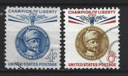 USA 1960 K. G E. Mannerheim. Y.T. 702/703 (0) - Used Stamps
