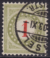 Schweiz: Portomarke SBK-Nr. 15GaIIK (Rahmen Hellolivgrün, 1897-1899) Gestempelt - Taxe