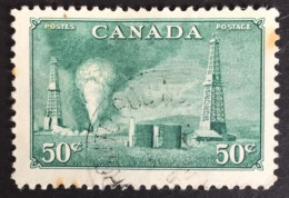 1950 Canada - Canada's Natural Resource - Oil Wells In Alberta - Used Stamps