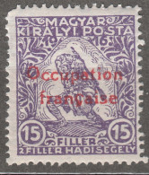 France Occupation Hungary Arad 1919 Yvert#2 Mint Hinged - Neufs