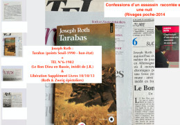 Joseph Roth : Tarabas (points Seuil-1990 - Bon état) + TEL N°6-1982 (Le Bon Dieu En Russie, Inédit De J.R.) & Libération - Kranten Voor 1800