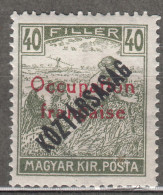 France Occupation Hungary Arad 1919 Yvert#34 Mint Hinged - Unused Stamps
