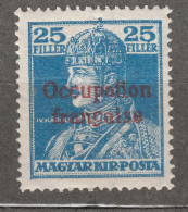 France Occupation Hungary Arad 1919 Yvert#25 Mint Hinged - Unused Stamps