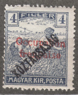 France Occupation Hungary Arad 1919 Yvert#28 Mint Hinged - Unused Stamps