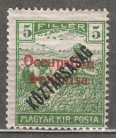 France Occupation Hungary Arad 1919 Yvert#29 Mint Hinged - Ungebraucht