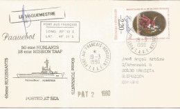 ANTARTIDA ANTARCTIC TAAF 1990 PORT AUX FRANÇAIS BUQUE PATROUILLEUR AUSTRAL ALBATROS PAQUEBOT - Onderzoeksstations