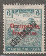 France Occupation Hungary Arad 1919 Yvert#30 Mint Hinged - Unused Stamps