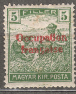 France Occupation Hungary Arad 1919 Yvert#6 Mint Hinged - Unused Stamps