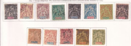 NOUVELLE CALEDONIE  Dispersion D'une Collection D'oblitérés   Used  And Mlh 1892 See Scanner - Used Stamps