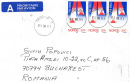 NORWAY:  SKIING WM 1982 Cover Circulated To Romania - Registered Shipping! - Usados