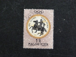 HONGRIE HUNGARY MAGYAR YT 1385 OBLITERE - CAVALIER / JEUX OLYMPIQUES DE ROME - Used Stamps