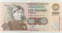 Scotland 10 Pounds, P-229A (1.1.2000) - UNC - Millenium Issue - 001153 - 10 Ponden