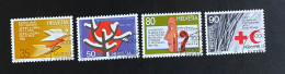Schweiz 1986 Jahresereignisse Mi.  1327 - 1330 Gestempelt/o - Usati