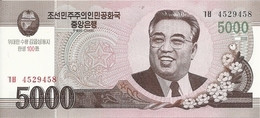 COREE DU NORD 5000 WON 2008 UNC P CS17 - Corée Du Nord