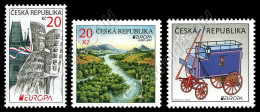 [Q] Rep.Ceca / Czech Rep. 2011-2013: 3 Val. Europa / Europa, 3 Stamps ** - Ungebraucht