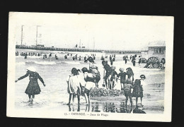 Oostende Jeux De Plage Briefstempel 1923 Ostende Htje - Oostende