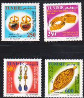 2006-Tunisie / Y&T 1569- 1572 - Bijoux Et Joyaux Des Eres Punique Et Romaine - Série Compléte 4V / MNH****** - Other & Unclassified