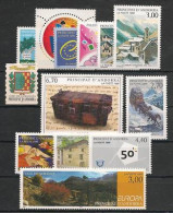 Andorra Francesa Andorre Français Año Completo 1999 - Other & Unclassified