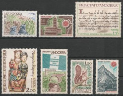 Andorra Francesa Andorre Français Año Completo 1978 - Other & Unclassified