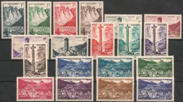 Andorra Francesa Andorre Français Año Completo 1955 - 1958 - Autres & Non Classés