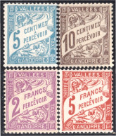 Andorra Francesa 17/20 1938/41 Tipografía MNH - Autres & Non Classés