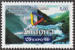 Andorra Francesa 505 1998 Paisaje De Andorra MNH - Otros & Sin Clasificación