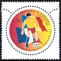 Andorra Francesa 517 1999 Campeonato De Europa De Fútbol MNH - Otros & Sin Clasificación