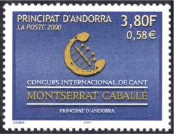 Andorra Francesa 527 2000 Concurso Internacional De Canto Montserrat Caballe M - Andere & Zonder Classificatie