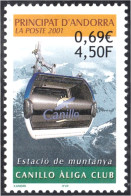 Andorra Francesa 540 2001 Estación De Montaña  MNH - Sonstige & Ohne Zuordnung