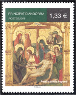 Andorra Francesa 653 2008 Arte Religioso MNH - Andere & Zonder Classificatie