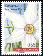 Andorra Francesa 656 2008 Flora Narciso De Los Poetas MNH - Andere & Zonder Classificatie