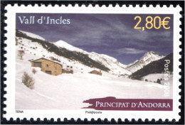 Andorra Francesa 657 2008  Valle De Incles MNH - Autres & Non Classés