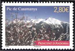 Andorra Francesa 689 2010 Pico De Casamanya MNH - Other & Unclassified