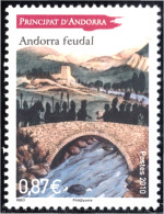 Andorra Francesa 702 2010 Andorra Feudal Puente MNH - Autres & Non Classés