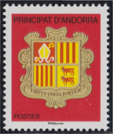 Andorra Francesa 701 2010 Escudo Shield MNH - Andere & Zonder Classificatie