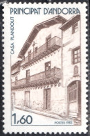 Andorra Francesa 326 1983 Casa Plandolit MNH - Otros & Sin Clasificación