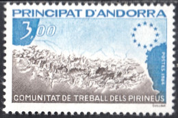 Andorra Francesa 328 1984 Comunidad De Trabajo De Los Pirineos MNH - Sonstige & Ohne Zuordnung