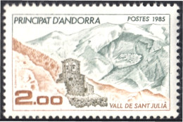 Andorra Francesa 338 1985 Valle De San Julia MNH - Autres & Non Classés