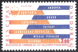Andorra Francesa 333 1984 Culturas Perinenques MNH - Sonstige & Ohne Zuordnung