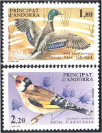 Andorra Francesa 342/43 1985 Pájaros Aves BirdsMNH - Other & Unclassified