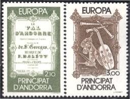 Andorra Francesa 339/40 1985 Europa MNH - Sonstige & Ohne Zuordnung