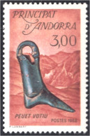 Andorra Francesa 367 1988 Pied Ex Voto MNH - Sonstige & Ohne Zuordnung