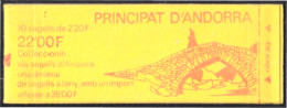 Andorra Francesa 366C 1988 Escudo Shield MNH Carnet - Other & Unclassified