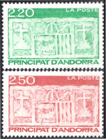 Andorra Francesa 410/11 1991 Escudo Primitivo Del Valles  MNH - Other & Unclassified