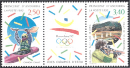 Andorra Francesa 418/19A 1992 Juegos Olímpicos Barcelona 92 MNH - Autres & Non Classés