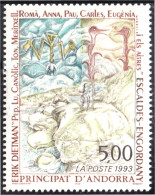 Andorra Francesa 440 1993 Obra Artística De E. Dietman MNH - Otros & Sin Clasificación