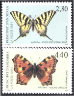 Andorra Francesa 451/52 1994 Mariposas Butterflies MNH - Altri & Non Classificati